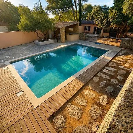 Garrigue Avec Piscine Quartier Planette A Villa Nîmes